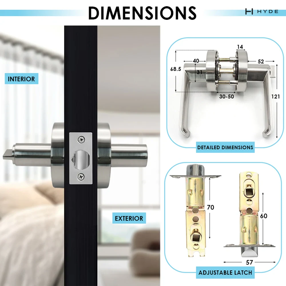 Hyland 8803 SNET Lever Handle, view 7