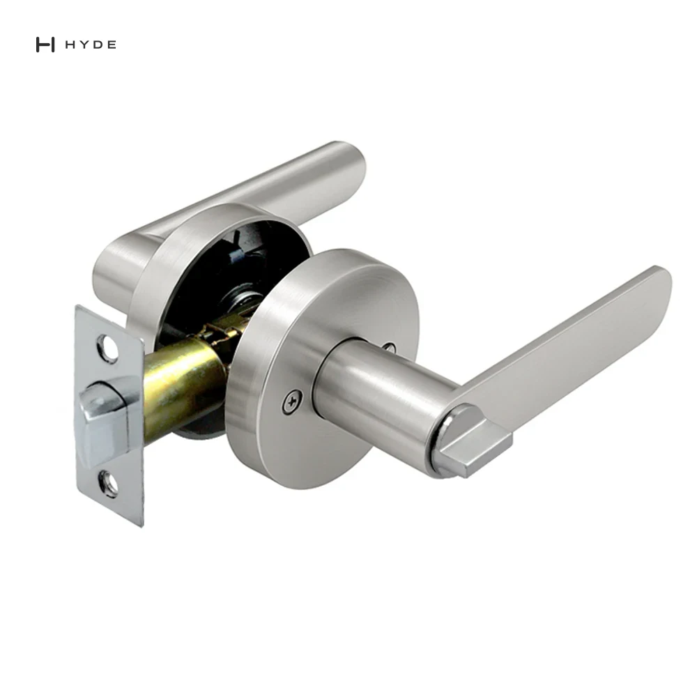 Hyland 8806 SSBK Lever Handle, view 3