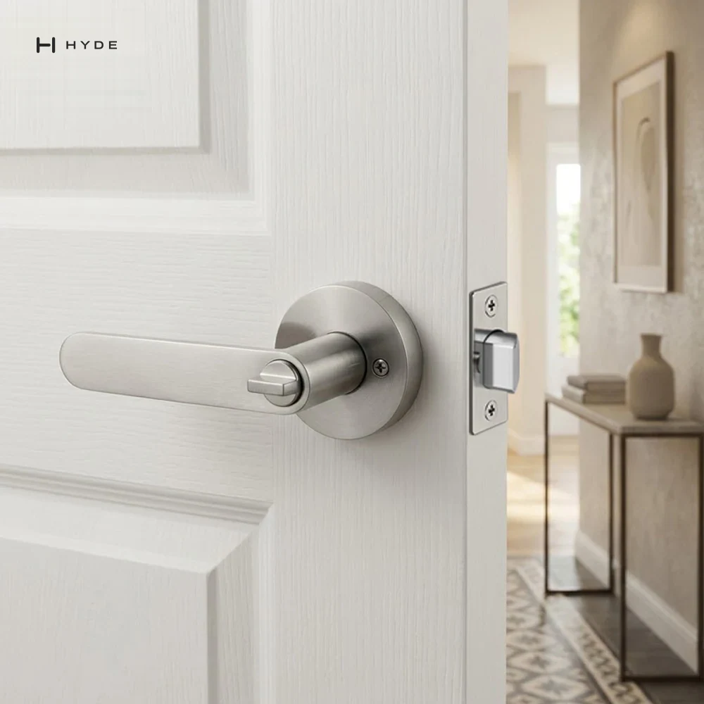 Hyland 8806 SSBK Lever Handle, view 7