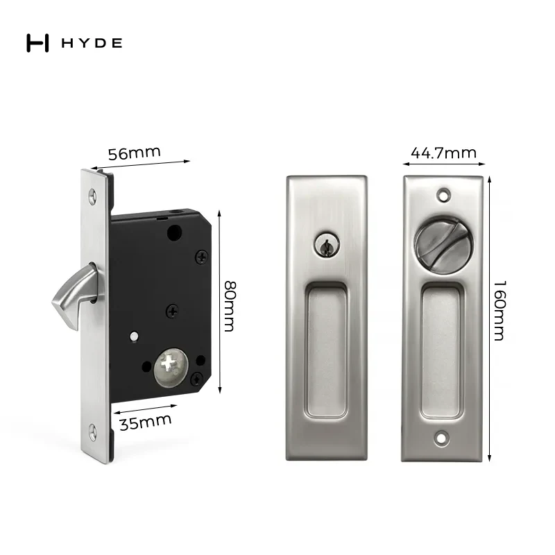 Hyland 881 SS Sliding Hook Lock, view 4