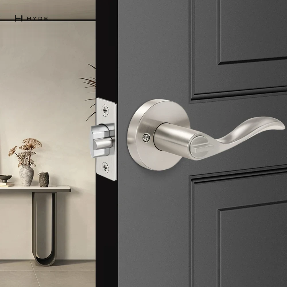Hyland 8826 SNBK Lever Handle, view 3