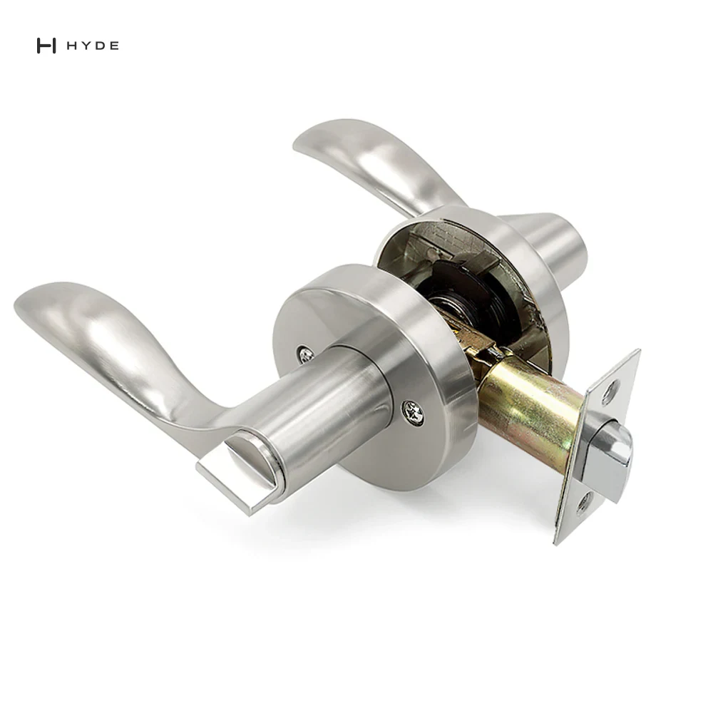 Hyland 8826 SNBK Lever Handle, view 4
