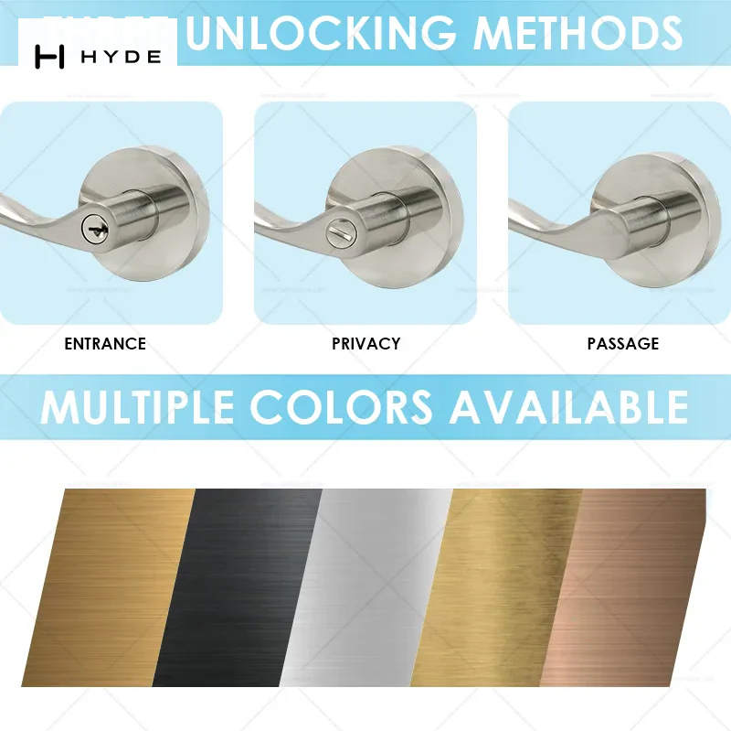 Hyland 8826 SNET lever handle, view 4