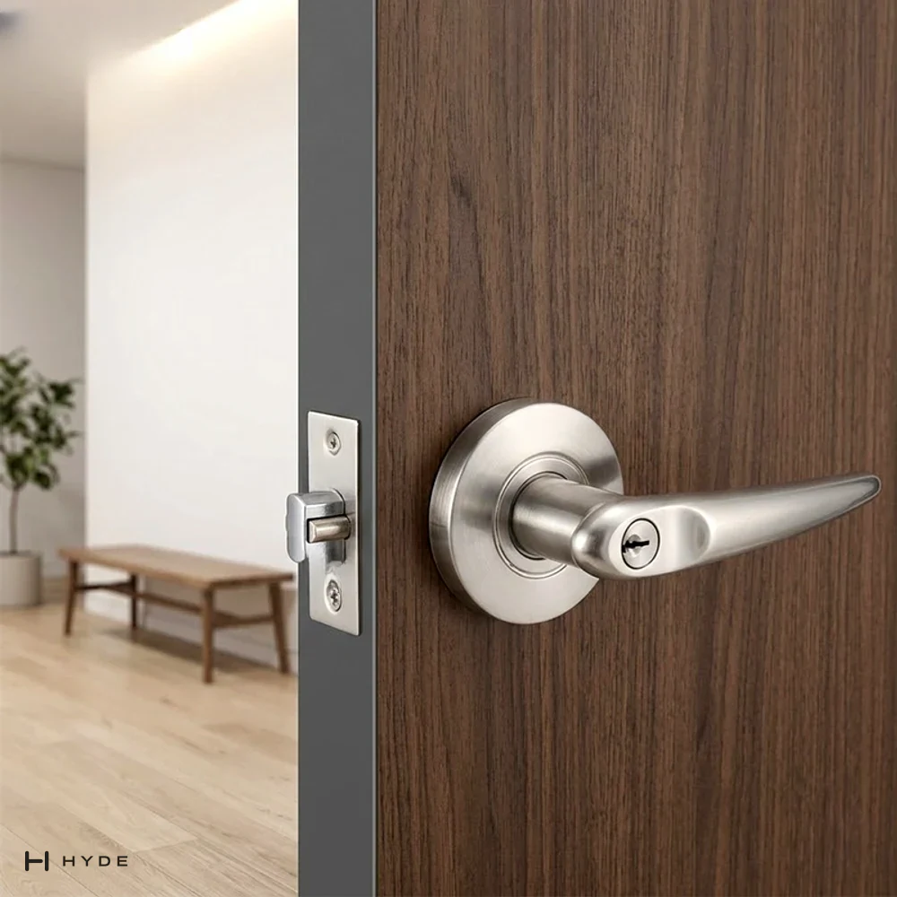 Lever Handle 8827 SSET, installed