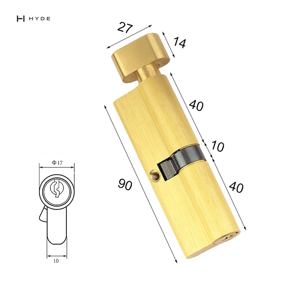 Hyland 90 BSKT Lock Cylinder, view 2