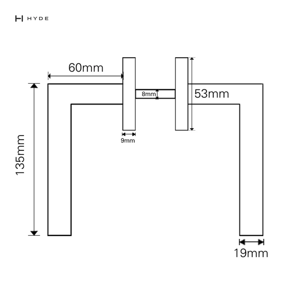 Hyland 9014 SSET Stainless Steel Handle, view 7