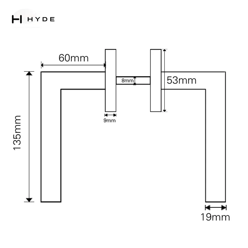 Hyland 9014 stainless steel handle