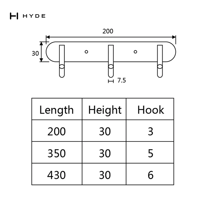 Hyland BH05 Bathroom Accessories, view 5