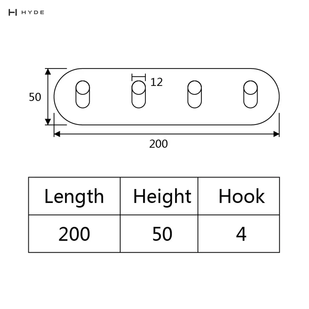 Hyland BH09 Hook Rail, view 3