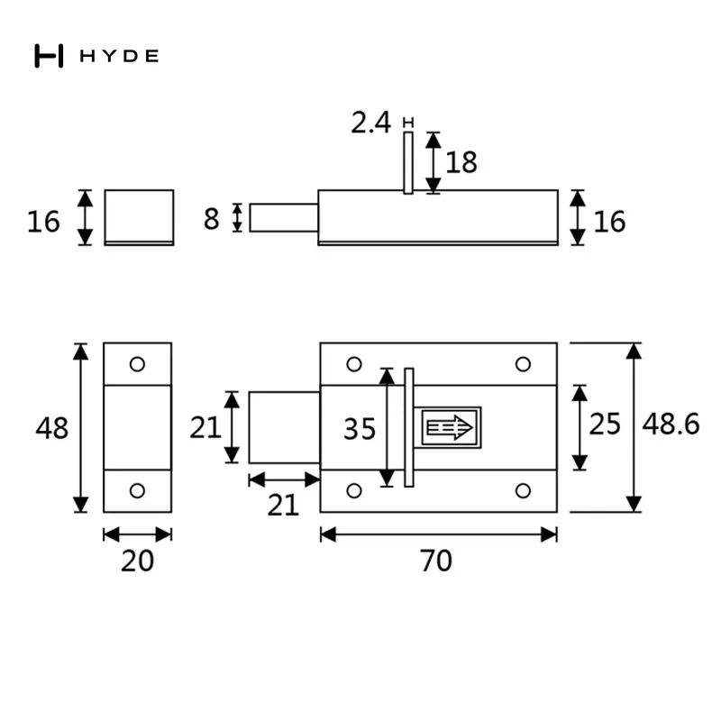 Hyland BH16 Bathroom Accessories, view 4