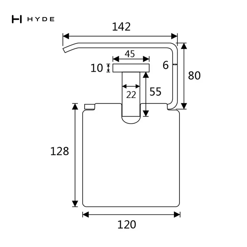 Hyland BH20 Bathroom Accessories, view 4