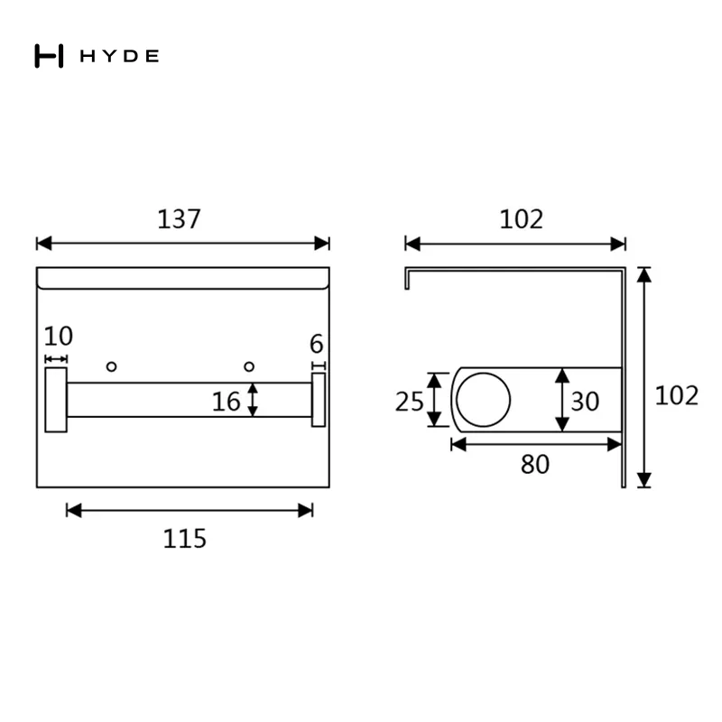 Hyland BH23 Bathroom Accessories, view 3