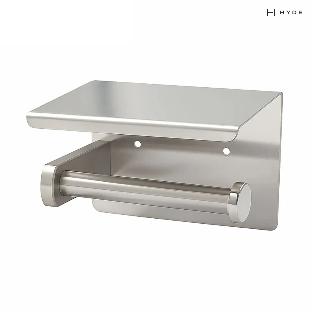 Hyland BH23 Toilet Roll Holder with Shelf