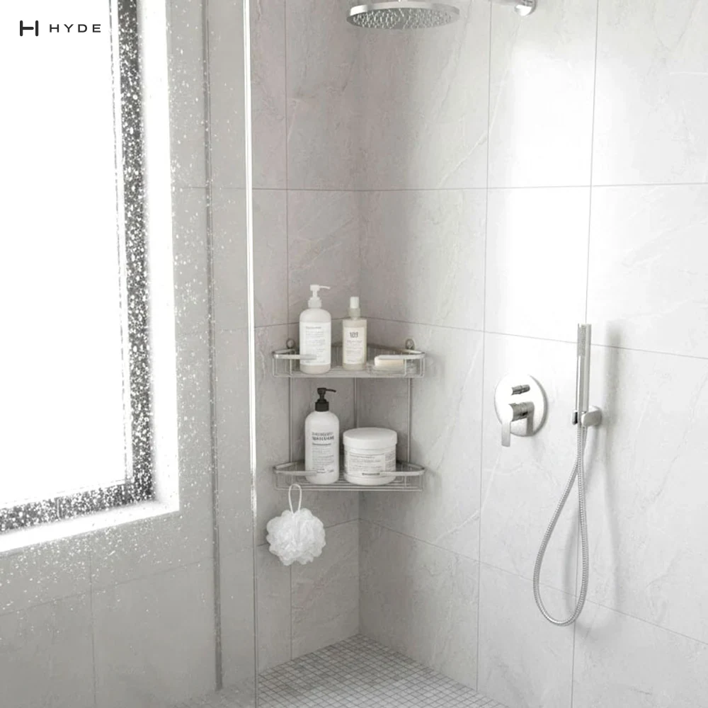Hyland BH30 Two-Tier Corner Shower Basket, view 2