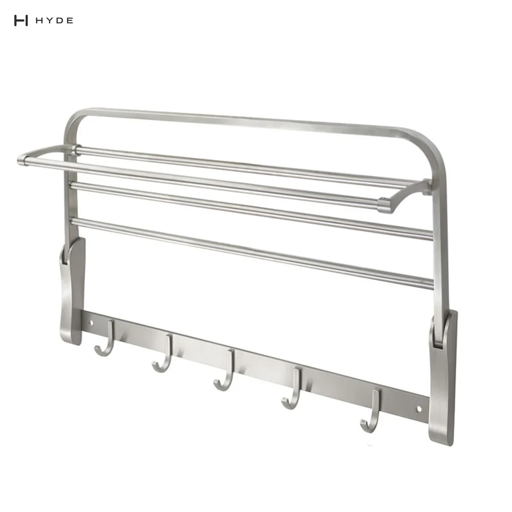 Hyland BH32 Towel Shelf with Hooks, view 5