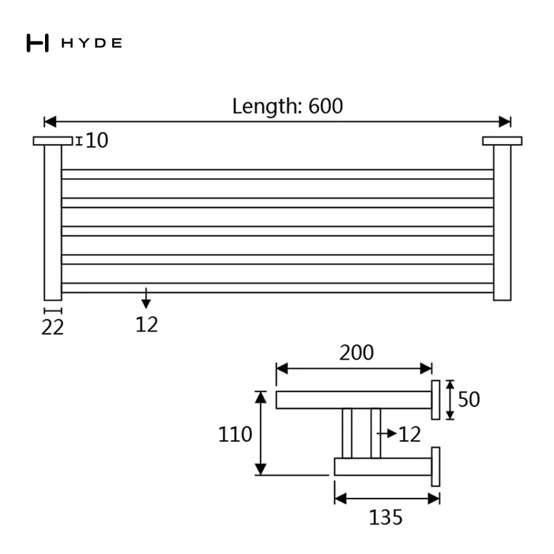 Hyland BH33 Bathroom Accessories, view 3