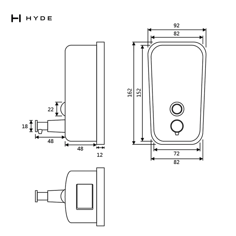 Hyland BH35 Bathroom Accessories, view 3