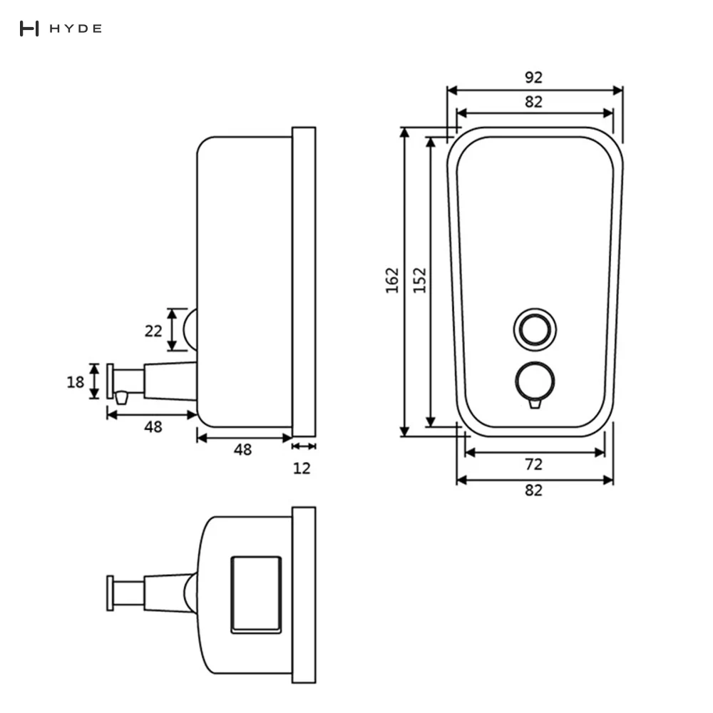 Hyland BH35 Soap Dispenser, view 3