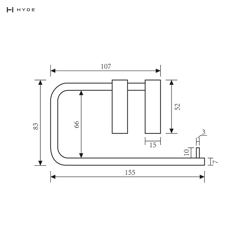 Hyland BH43 Bathroom Accessories, view 3