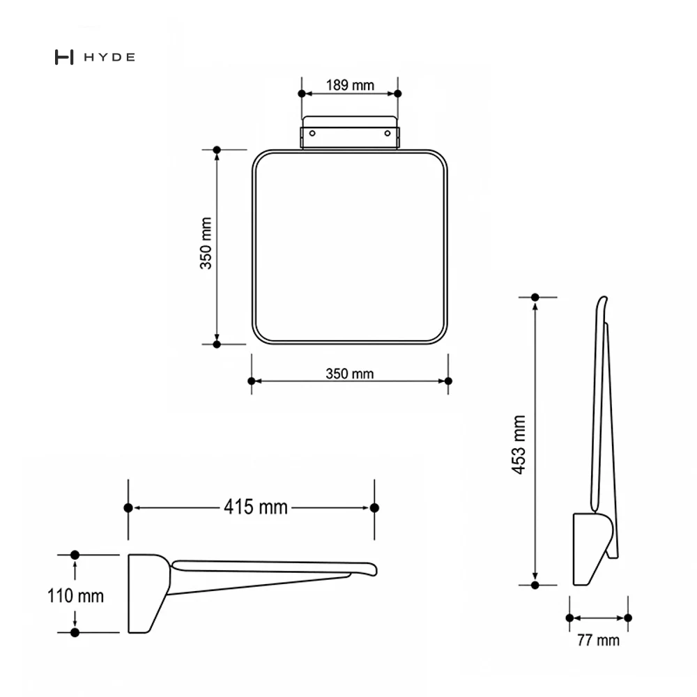Hyland BH55 Bathroom Accessories, view 7