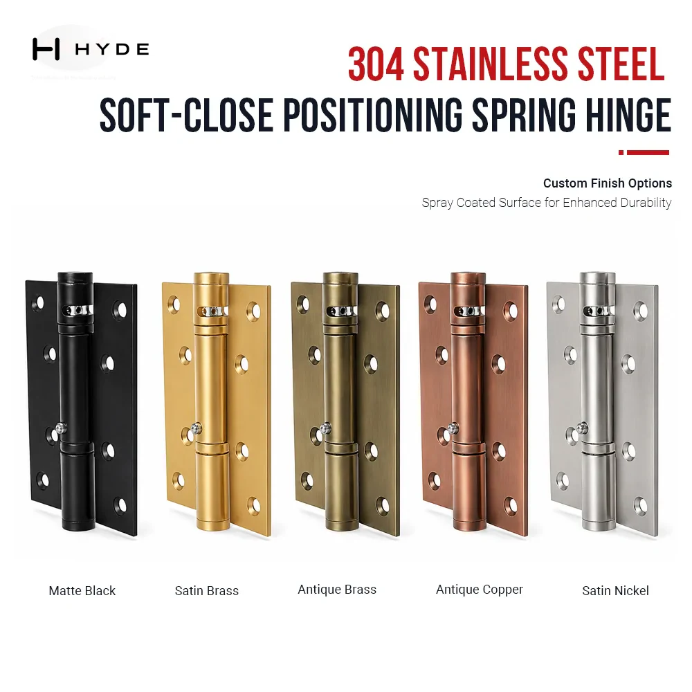 Hyland BL030 brass and steel hinges, view 5