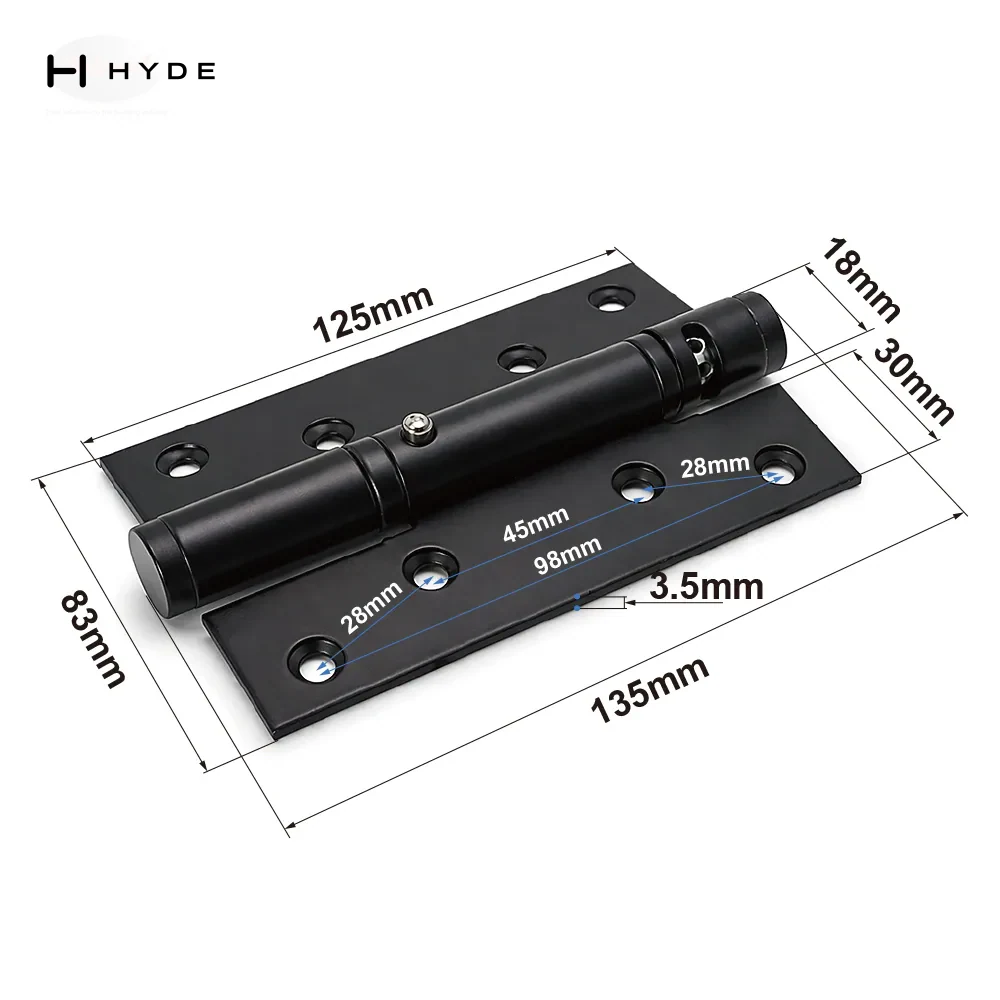 Hyland BL030 brass and steel hinges