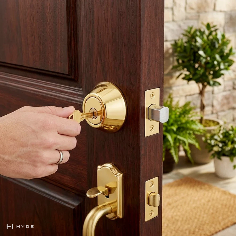Hyland D102 PB Deadbolts, view 3