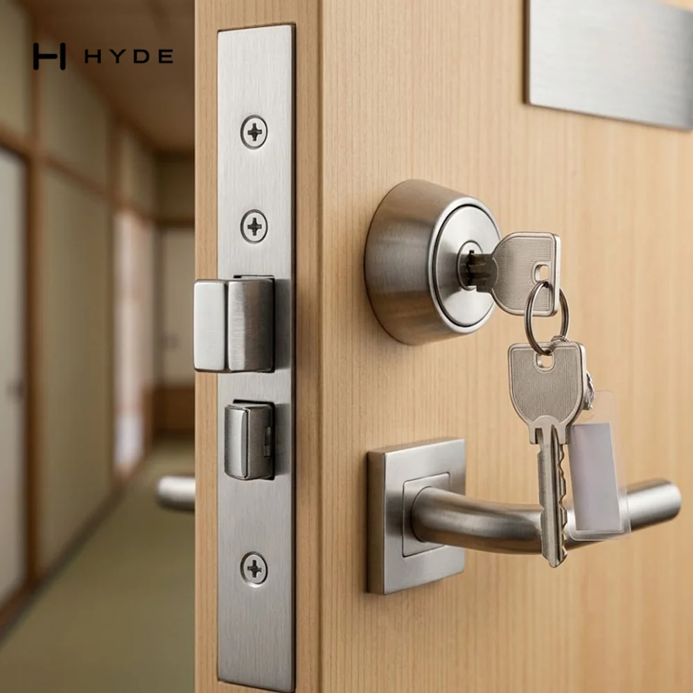 HYDE D104 SS Deadbolts, view 9