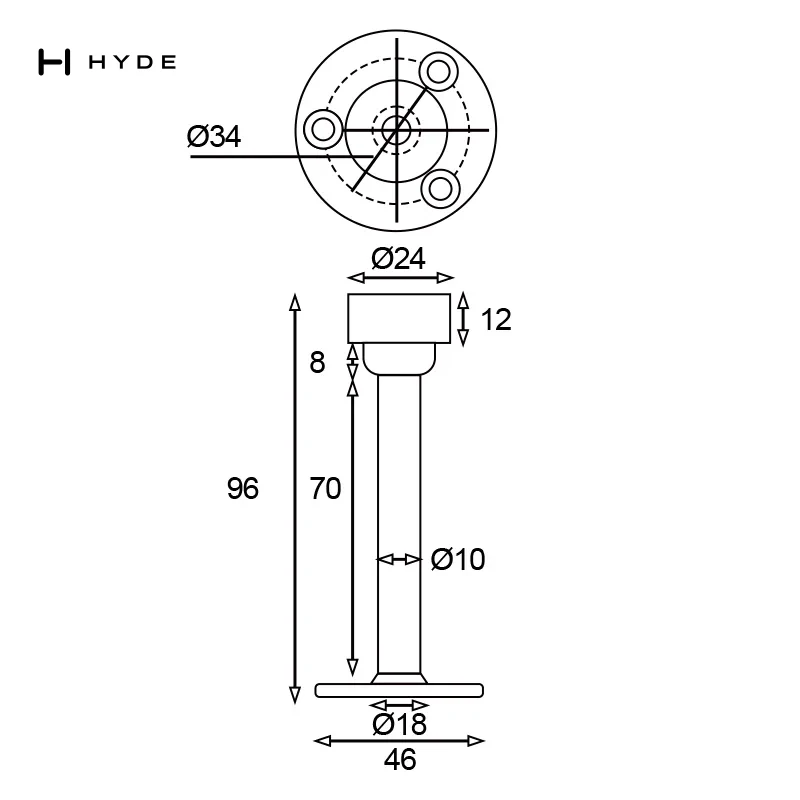 Hyland DS01 Door Stopper