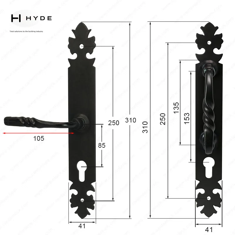 Hyland EH02 lever handle