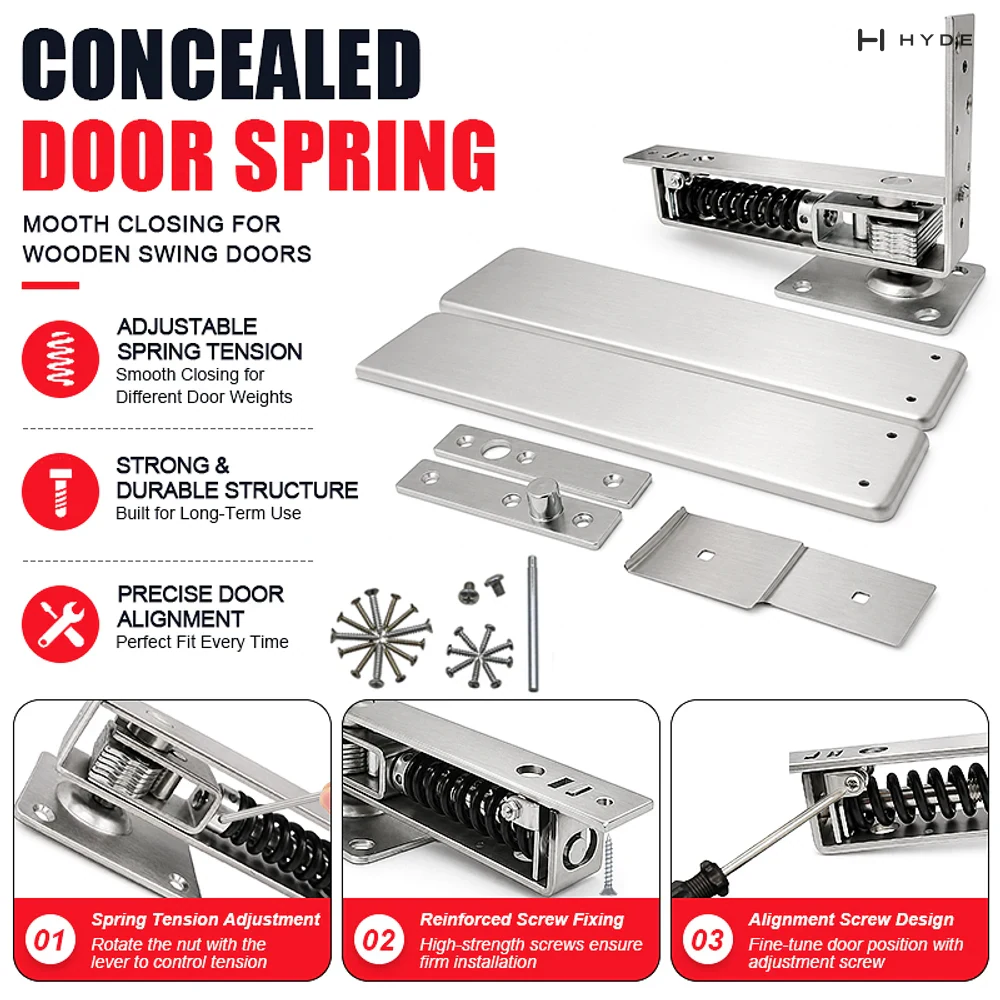 Hyland F100 SS Door Hinge, view 9