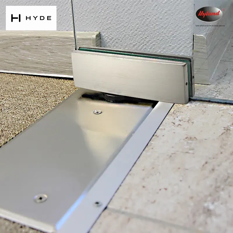 Hyland F110 glass door patch fittings, view 3