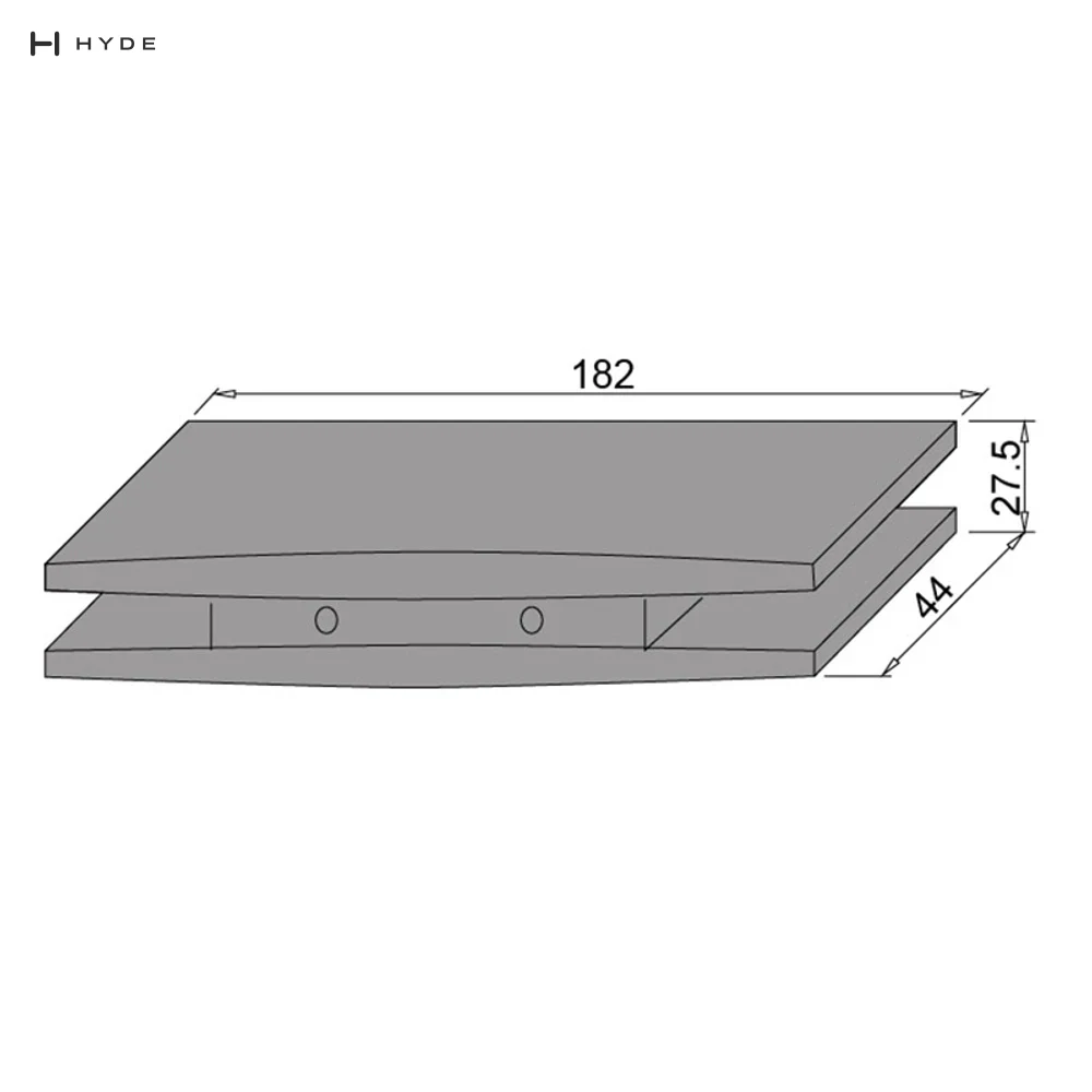 Hyland F112 Glass Door Patch Fittings, view 3