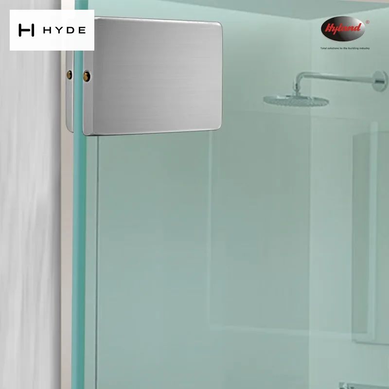 Hyland F113 glass door patch fittings, view 4