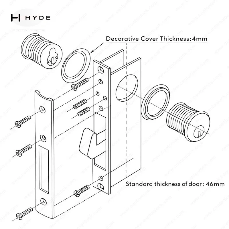 Hyland HY006DK lock case, view 5
