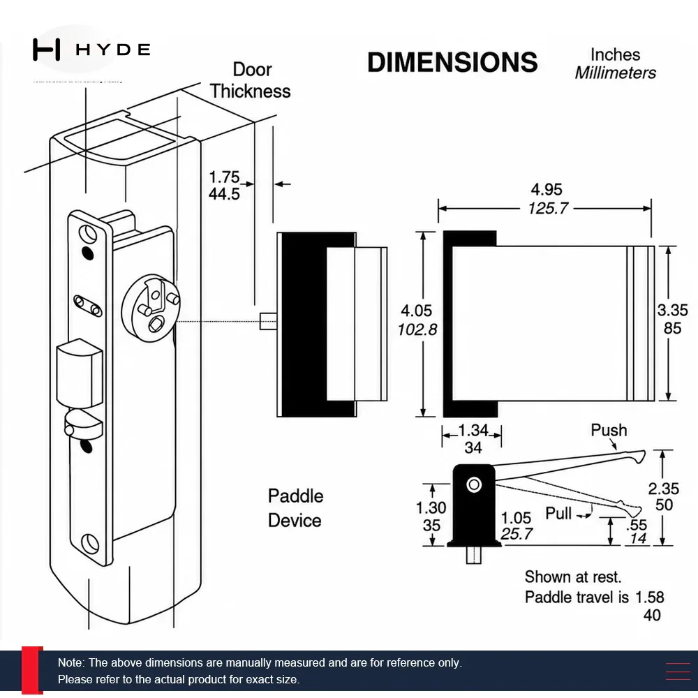 Hyland HY007-S lock case, view 2
