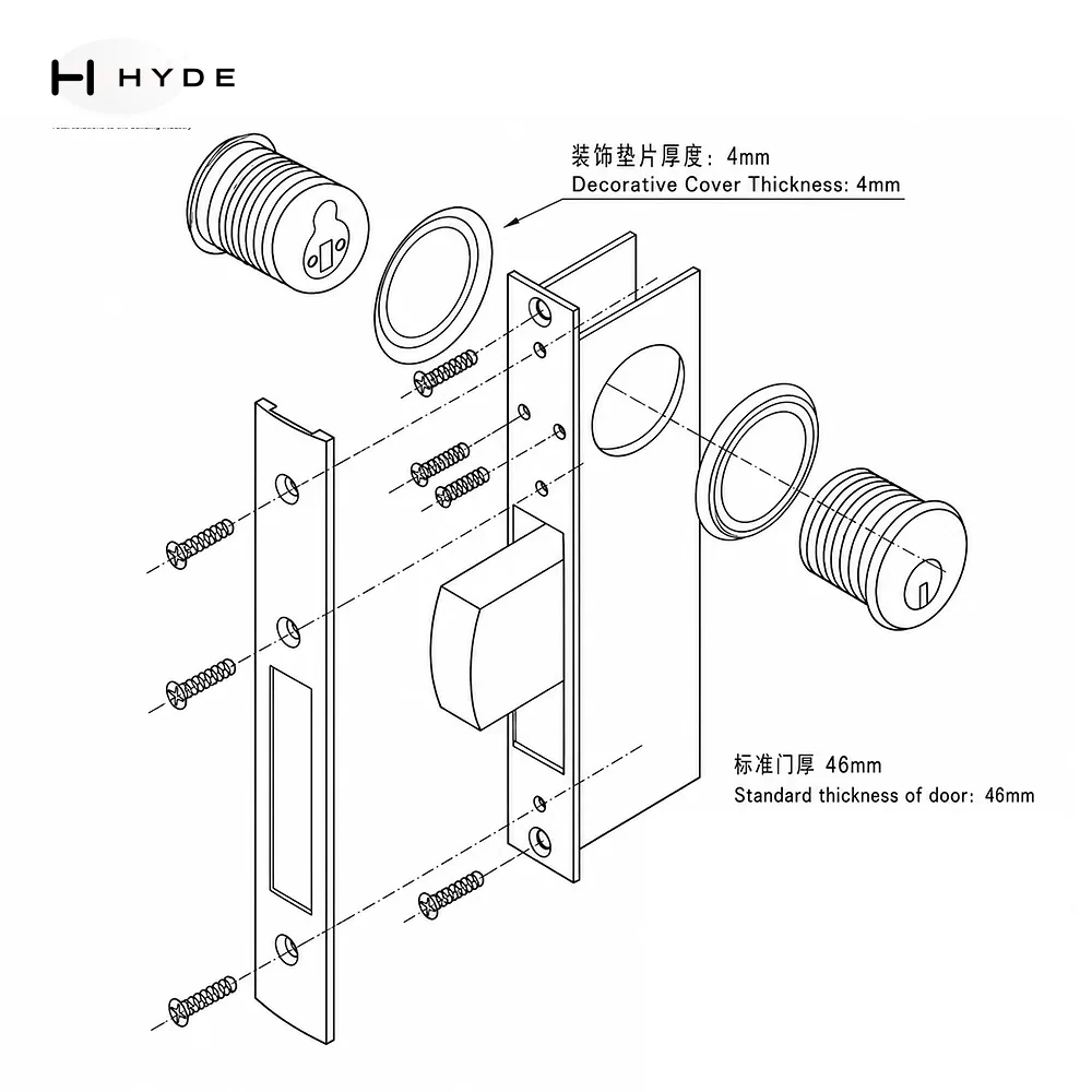 Hyland HY008 lock case, view 4