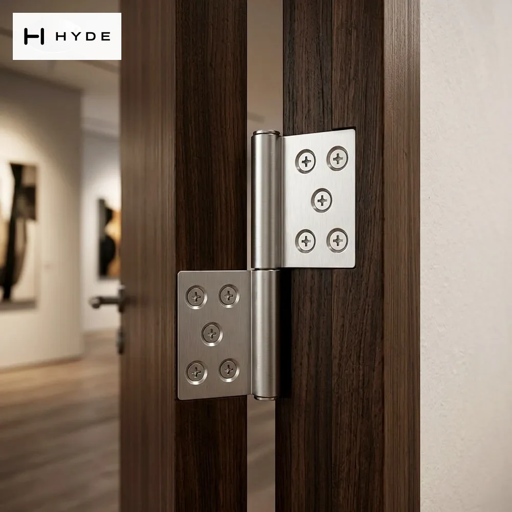 Hyland IH01 brass and steel hinges, view 4