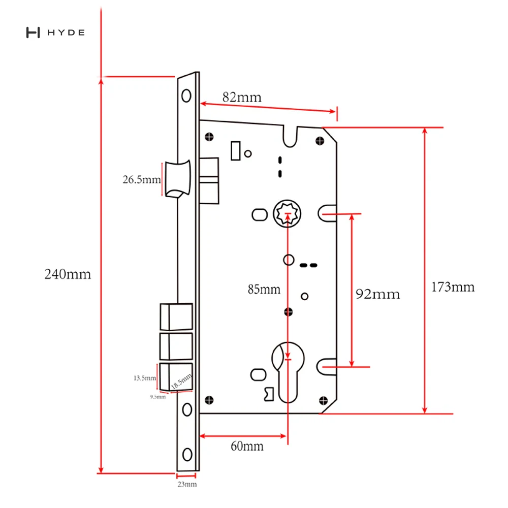 Hyland LC05 8560 Lock Case, view 3