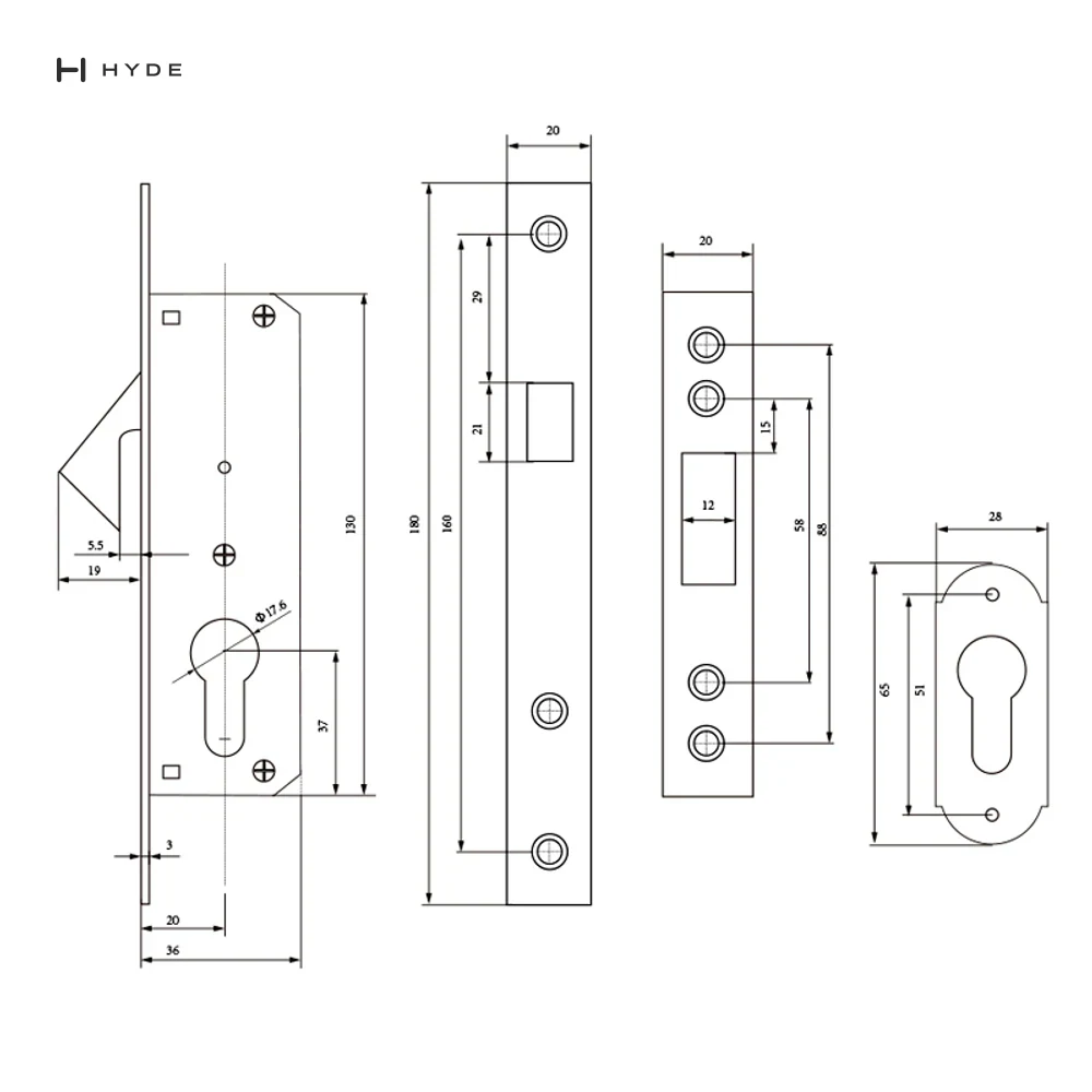 Hyland LC15 Lock Case, view 2