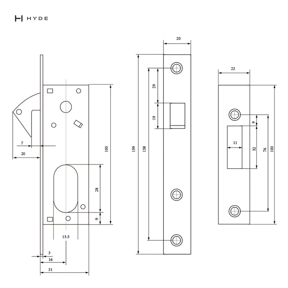 Hyland LC17 Lock Case, view 4