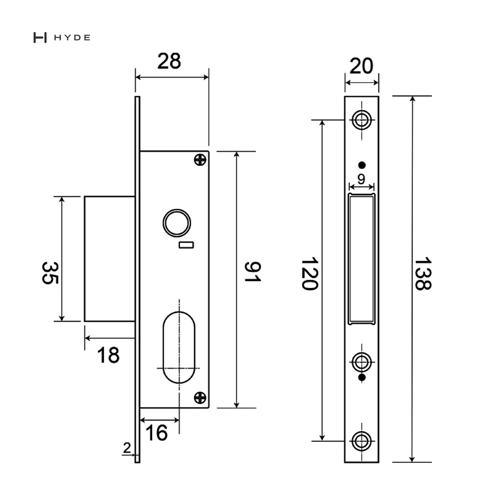 Hyland LC20 Lock Case, view 3