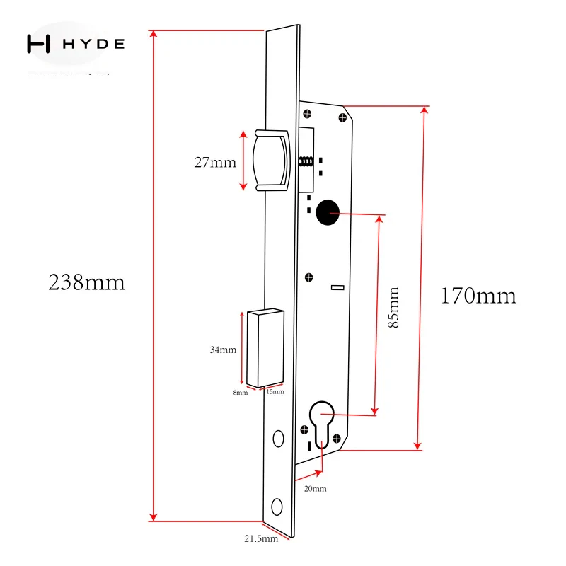 Hyland Lc8520PS Lock Case, view 2