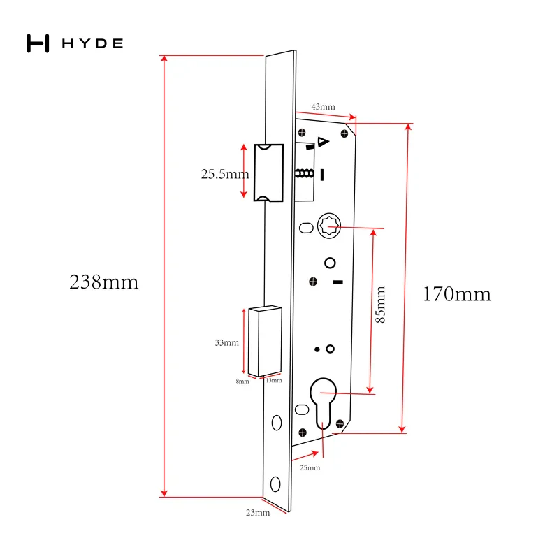 Hyland Lc8525 Lock Case, view 3