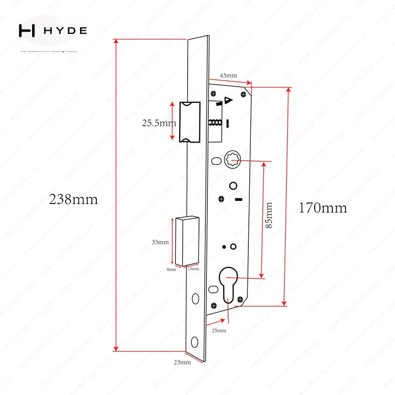 Hyland Lc8525 Lock Case, view 7