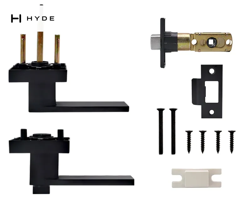 Hyland LH852 BNBK lever handle, view 5