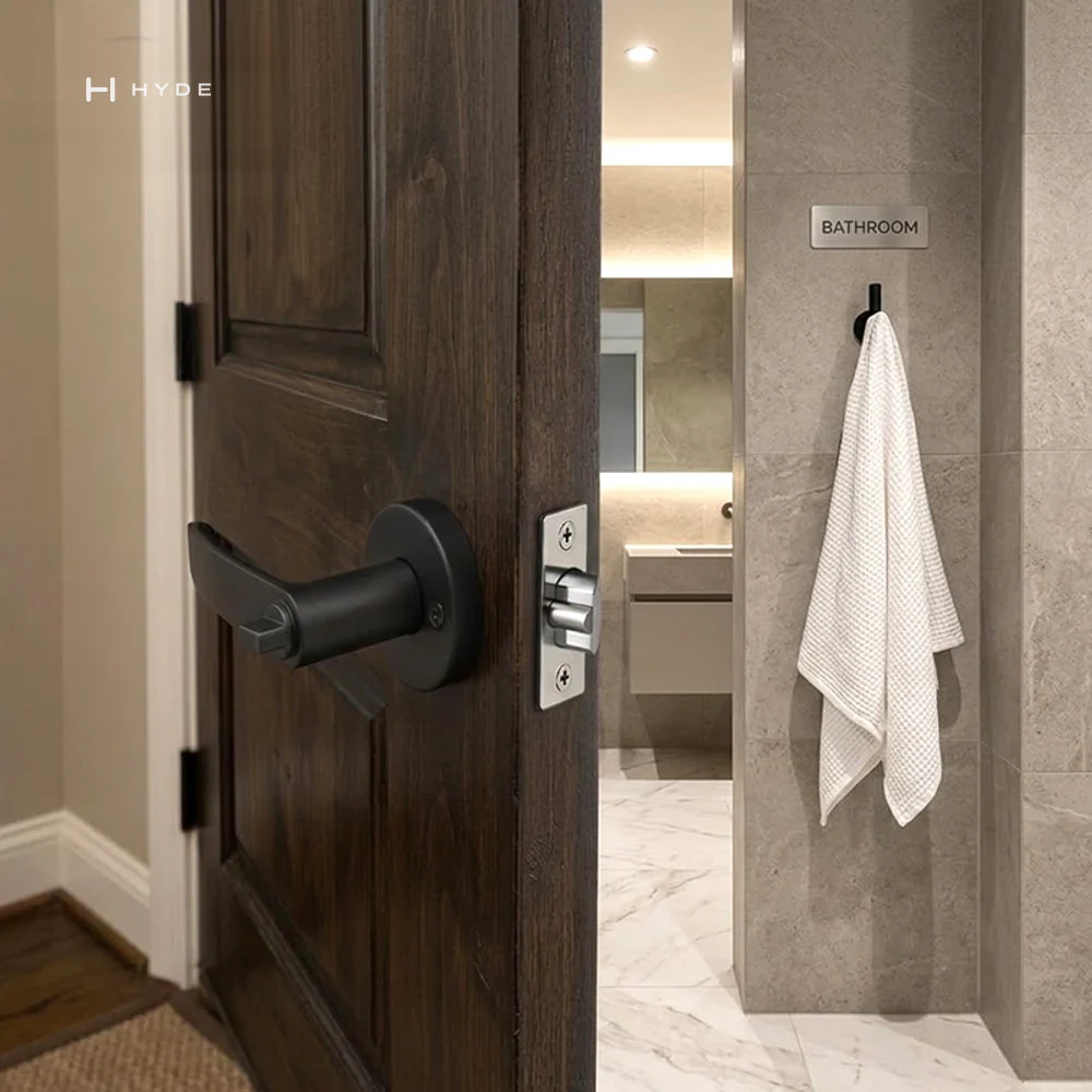 Hyland LH855 BNBK Lever Handle, view 6
