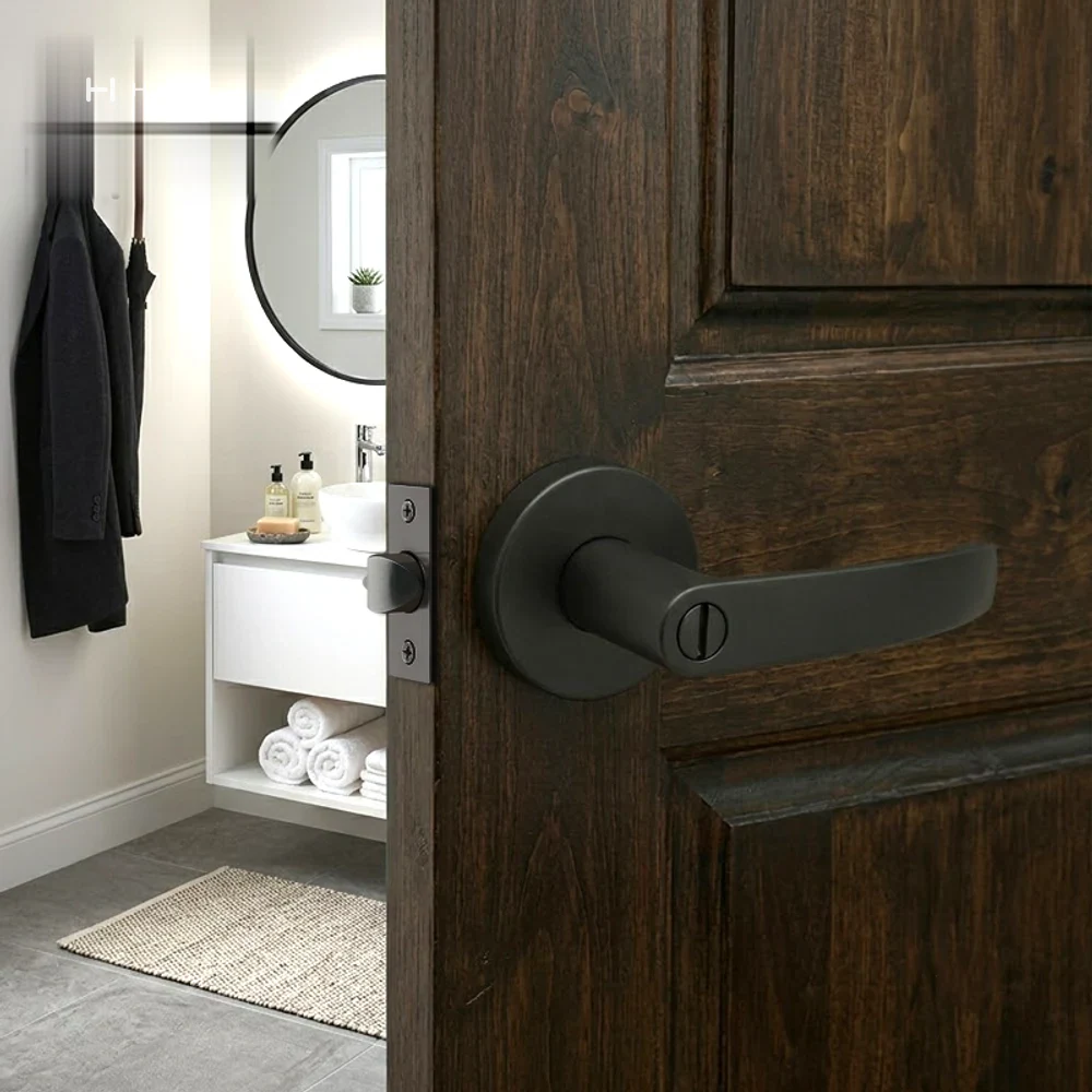 Hyland LH855 BNBK Lever Handle, view 7