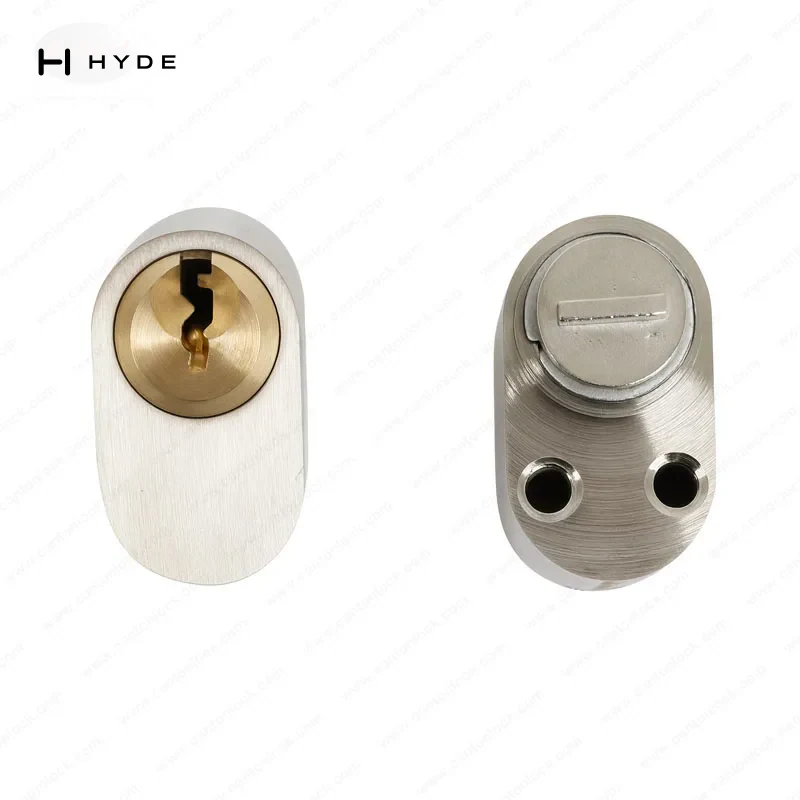 Hyland Single oval cylinder lock cylinder, view 3