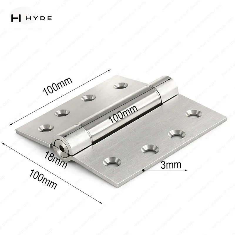 Hyland SSH023 brass and steel hinges, view 3